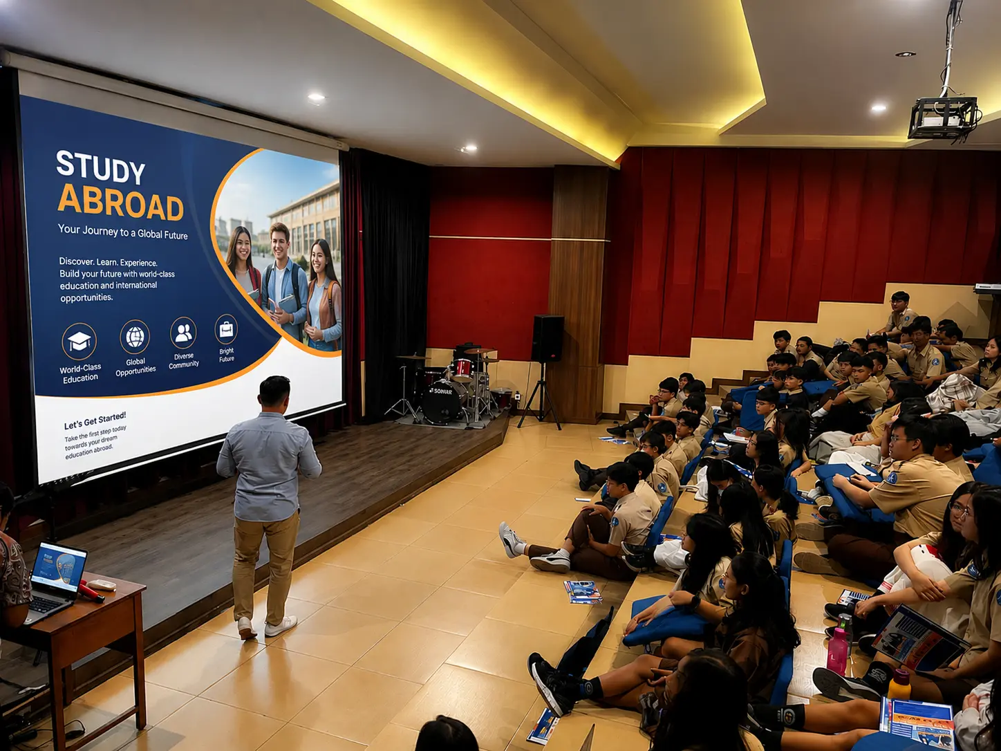 Education Consultant Helping Student